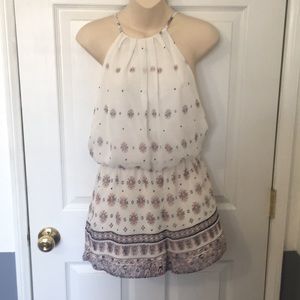 NWOT Love tree boho romper size m